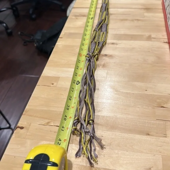 Silky macrame belt- boho chic 70s! - Picture 7 of 9